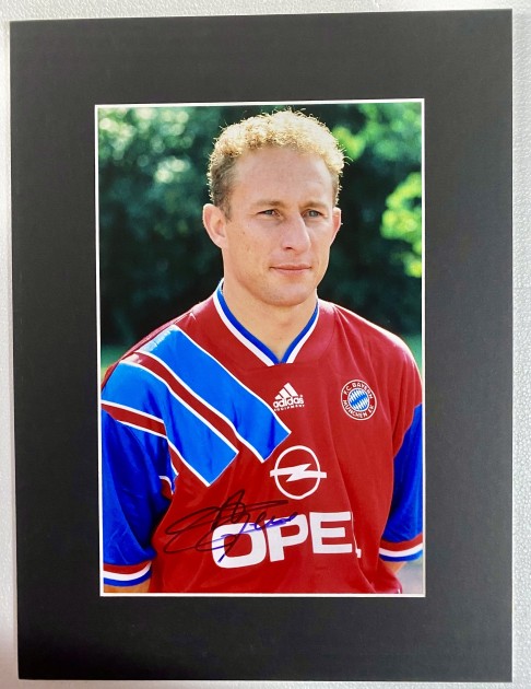 Jean-Pierre Papin Signed and Framed Photo