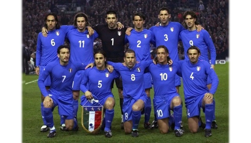 Panucci's Italy Match Shirt, World Cup 2002