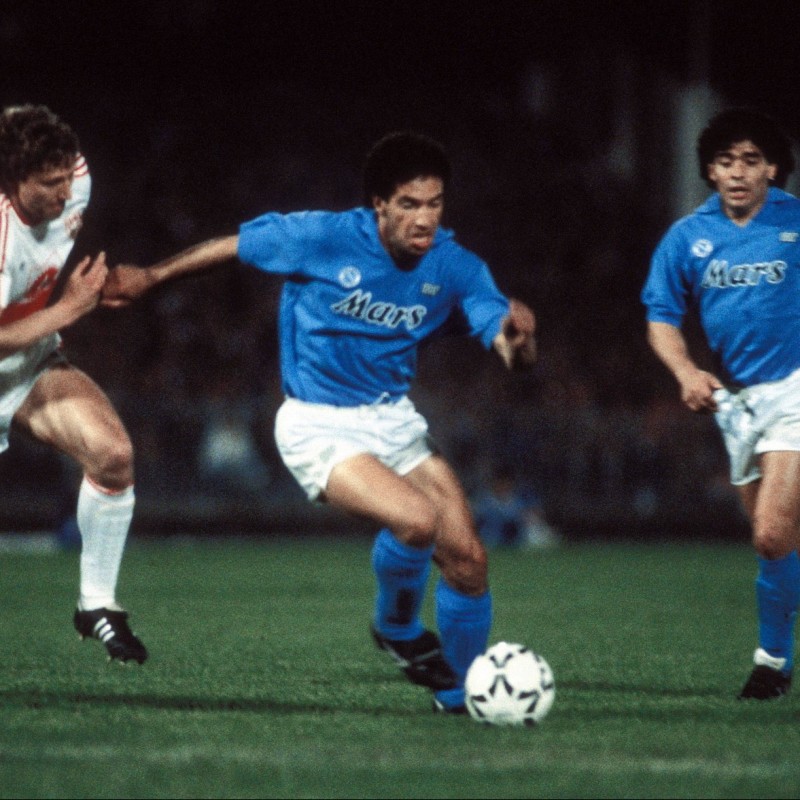 Careca's Napoli Match-Issued Signed Shirt, 1989/90