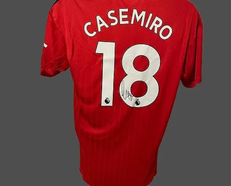 Casemiro's Manchester United 2022/23 Signed Official Shirt 