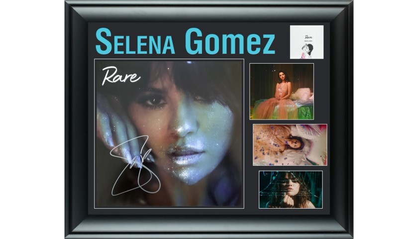 Selena Gomez Hand Signed, Custom Framed Album Display