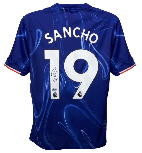 Replica della maglia del Chelsea FC firmata da Jadon Sancho