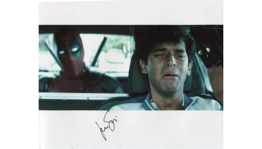Karan Soni Signed Photograph - Dopinder in "Deadpool"