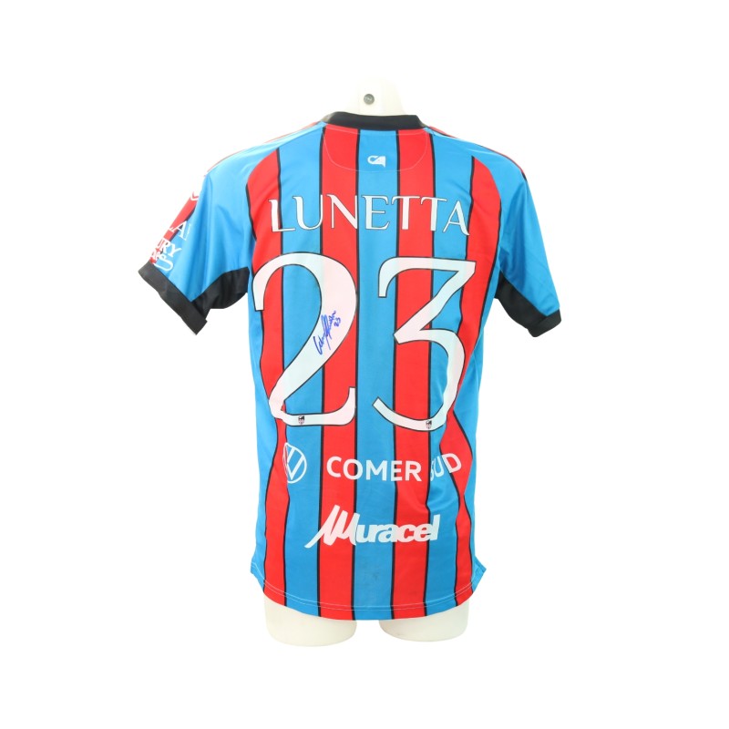 Lunetta's Signed Unwashed Shirt, Catania vs Potenza 2024 