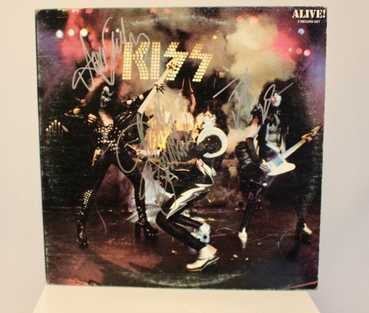 KISS Alive! Signed Vinyl 