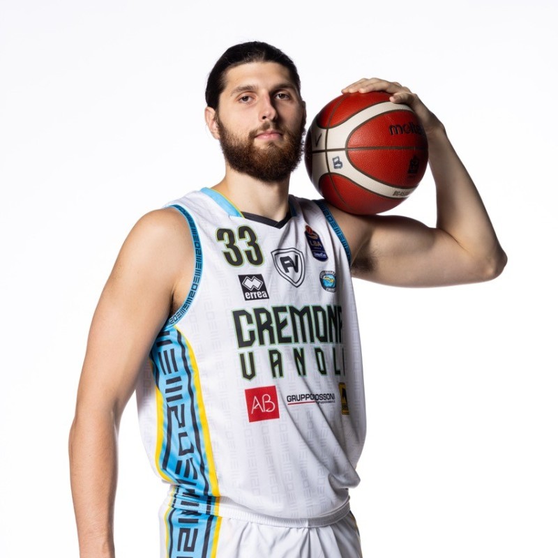 Golden's Vanoli Basket Cremona Signed Unwashed Shirt, 2023/24