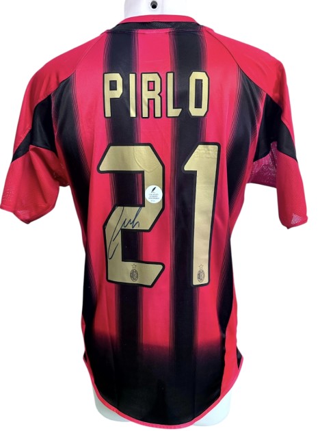 Pirlo's Milan Signed Official Shirt, 2004/05
