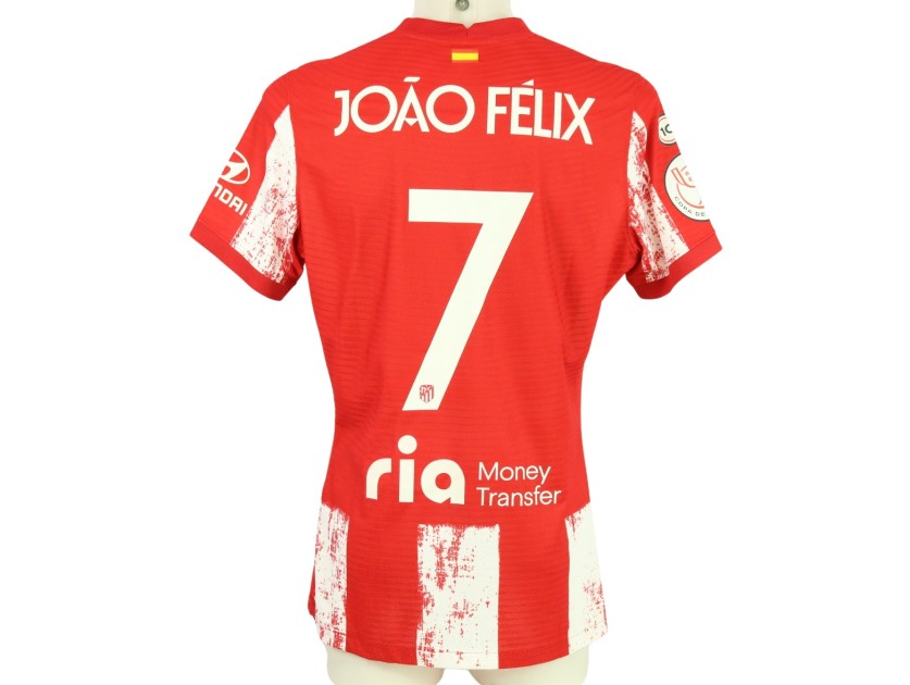 Joao Felix's Match Shirt, Copa del Rey 2021/22