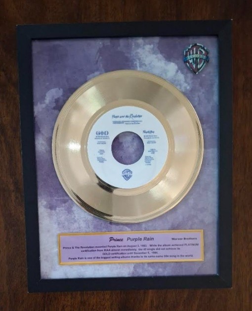 Prince 'Purple Rain' Gold Award