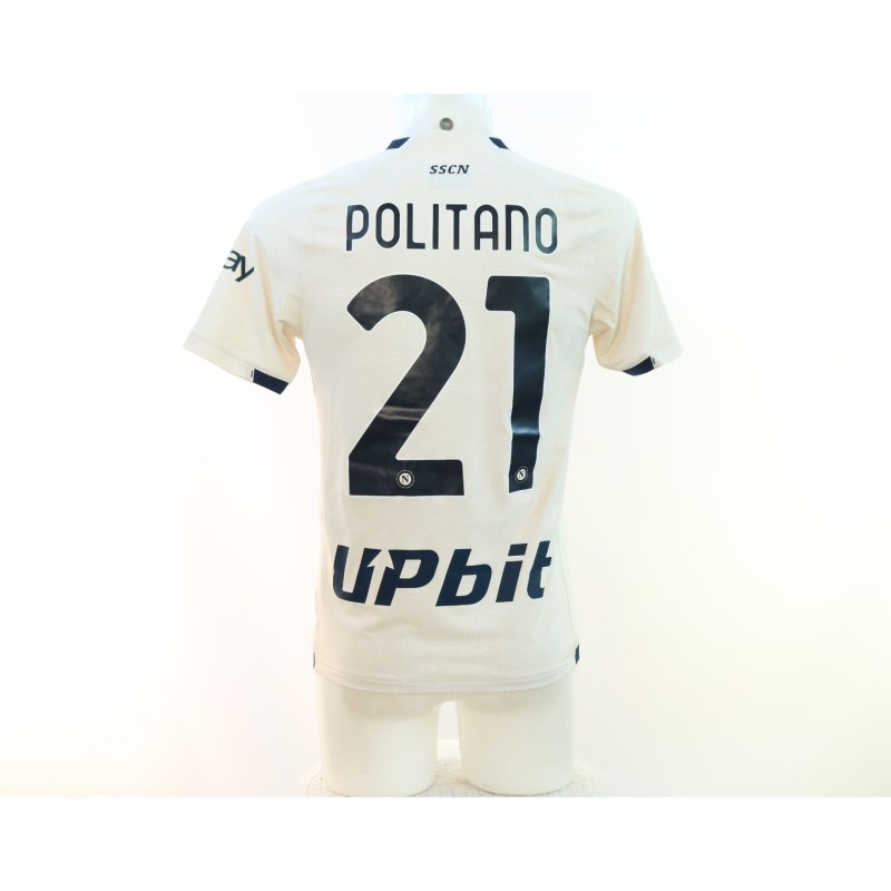 Politano's Napoli Match-Issued Shirt, 2023/24 - Limited Edition