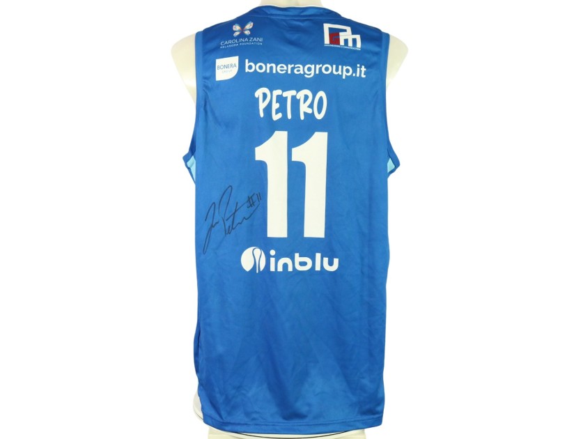 Petrucelli's Signed Unwashed Kit, Germani Brescia vs EA7 Emporio Armani Milano 2023 - Nickname Week