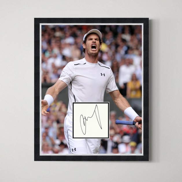 Andy Murray Signed Display