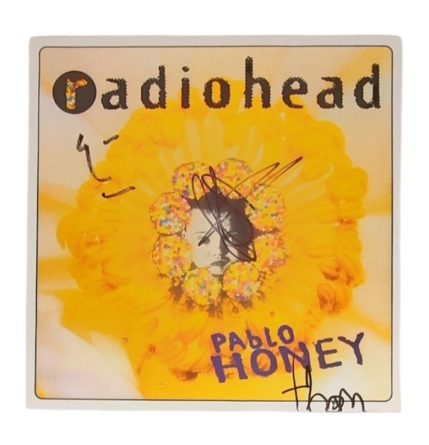 Radiohead Signed 'Pablo Honey' Vinyl LP