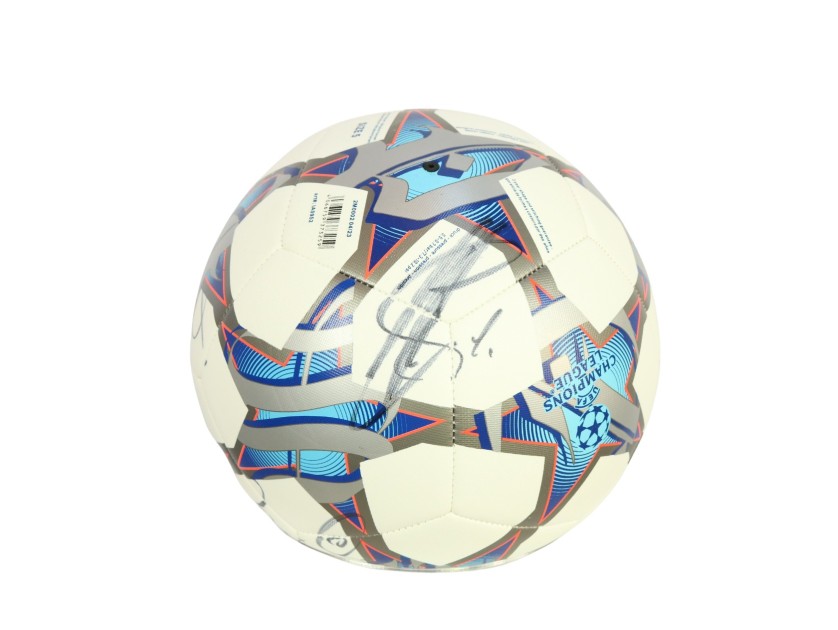 Pallone ufficiale Champions League, 2023/24 - Autografato dalla Juventus