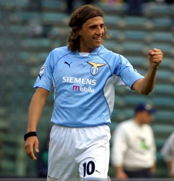 Crespo's Lazio Match Shirt, UCL 2001/02