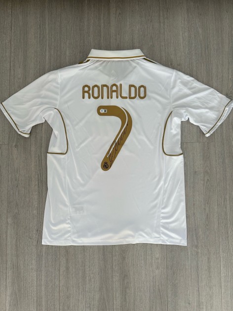 Maglia autografata di Cristiano Ronaldo per il Real Madrid 2011/12