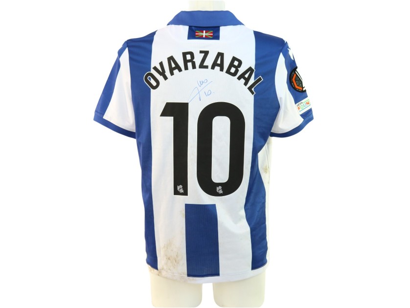 Oyarzabal's Signed Unwashed Shirt, Real Sociedad vs Manchester United Europa League 2025