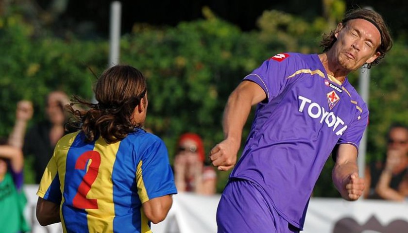Krøldrup's Match-Issued/Worn Fiorentina Shirt, Serie A 2008/09