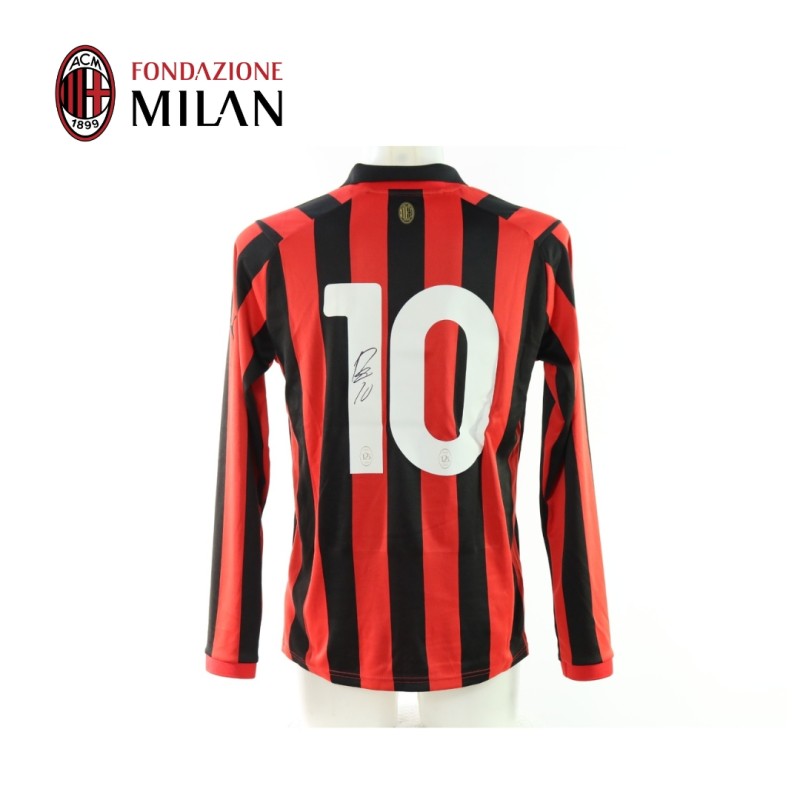 Leao's Milan Signed Official Shirt, 125 Anniversary