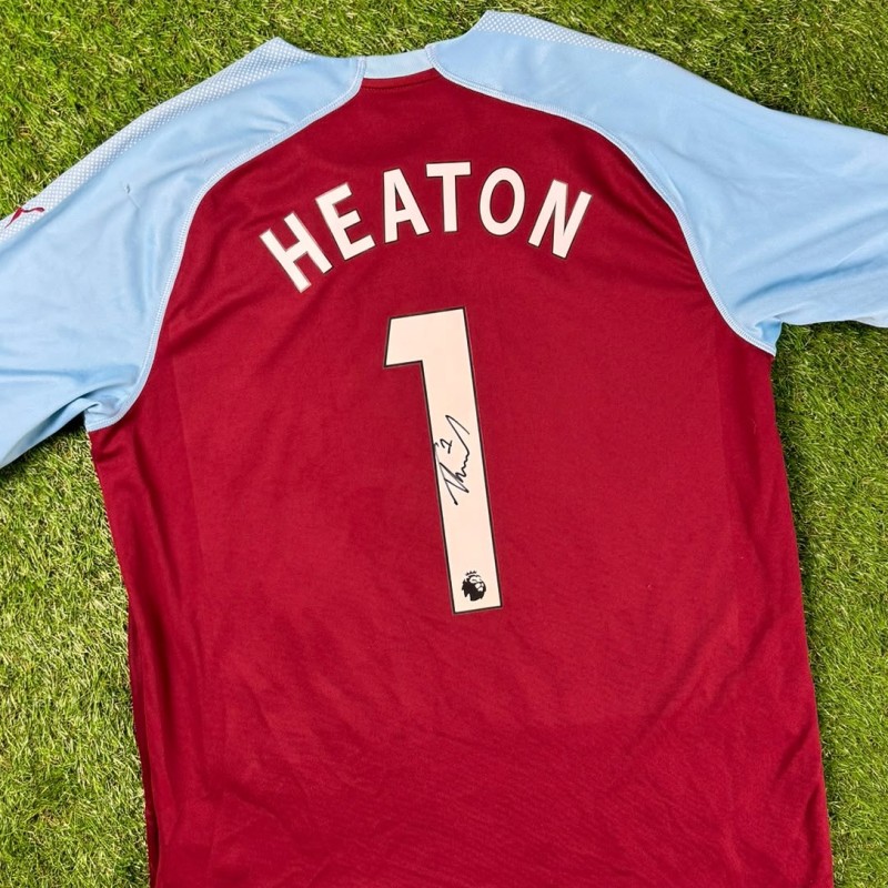 Tom Heaton Signed Burnley 2018-19 Official Home Football Shirt COA