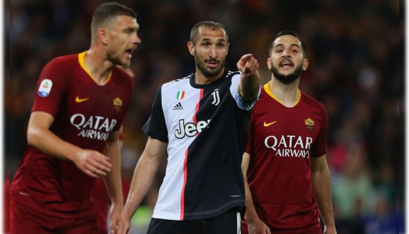 Chiellini's Match Shirt, Roma-Juventus 2019