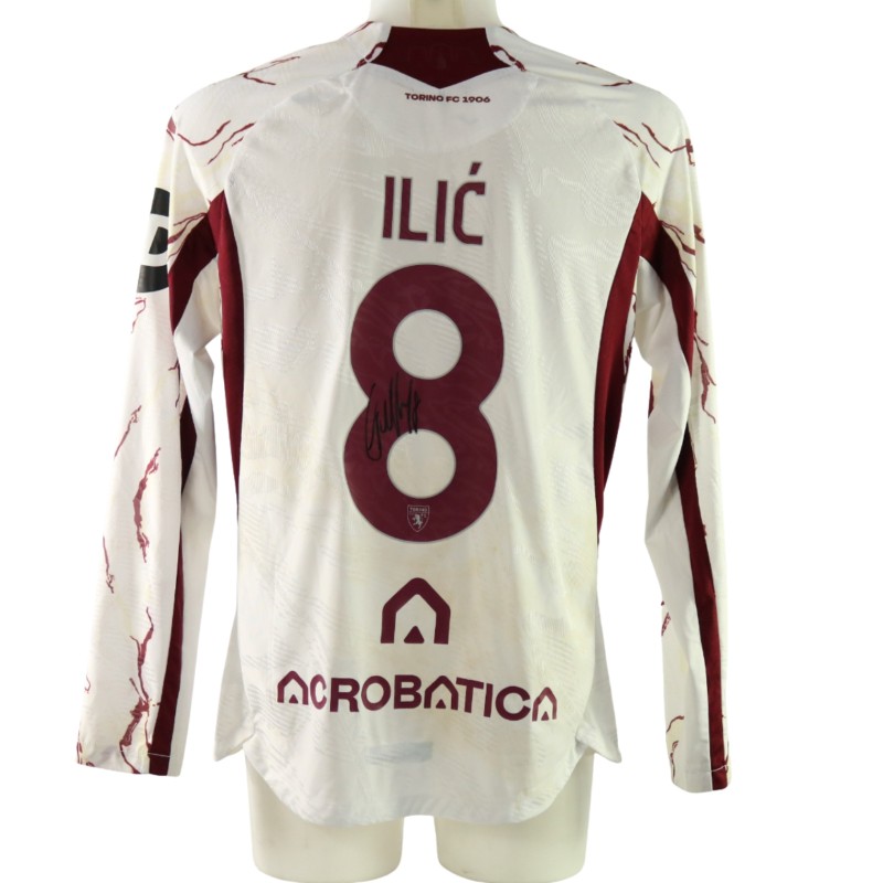 Ilic's Signed Issued Shirt, Sassuolo vs Torino 2025