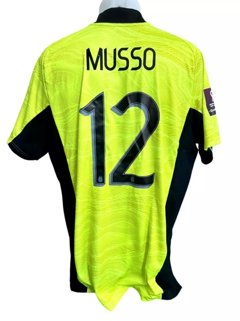 Musso's Argentina Match Shirt, WC Qualifiers 2022