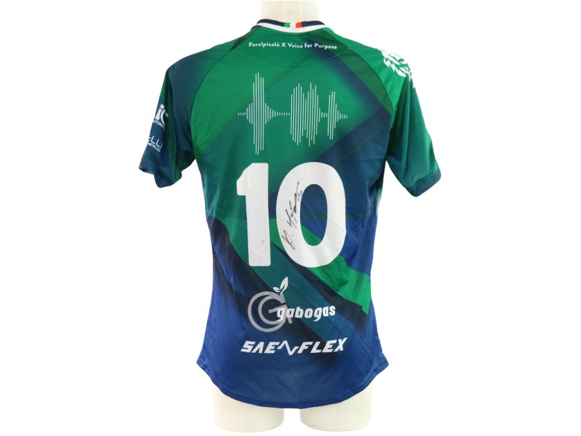 Di Molfetta's "Voice for Purpose" Signed Unwashed Shirt, Feralpisalò vs Lumezzane 2025