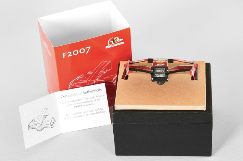 Ferrari F2007 Nosecone Amalgam Model – 2007 World Champion Kimi Räikkönen – 1:12 Scale