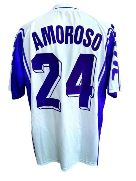 Amoroso's Fiorentina Match-Worn Shirt, 1999/00
