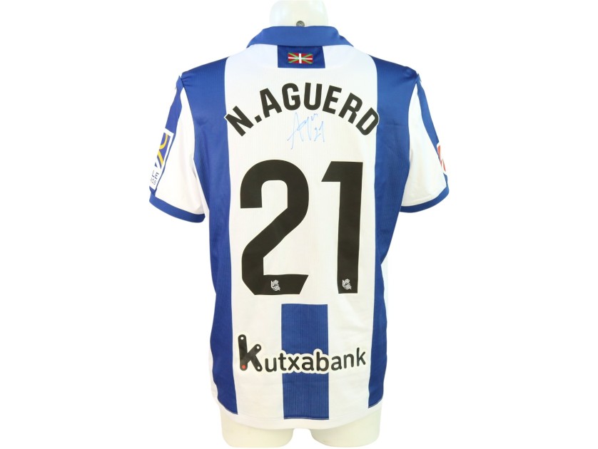 Aguerd's Signed Unwashed Shirt, Real Sociedad vs Real Betis 2024