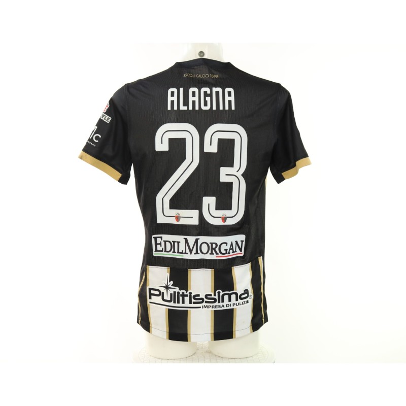 Alagna's Ascoli vs Carpi Unwashed Shirt, 2025