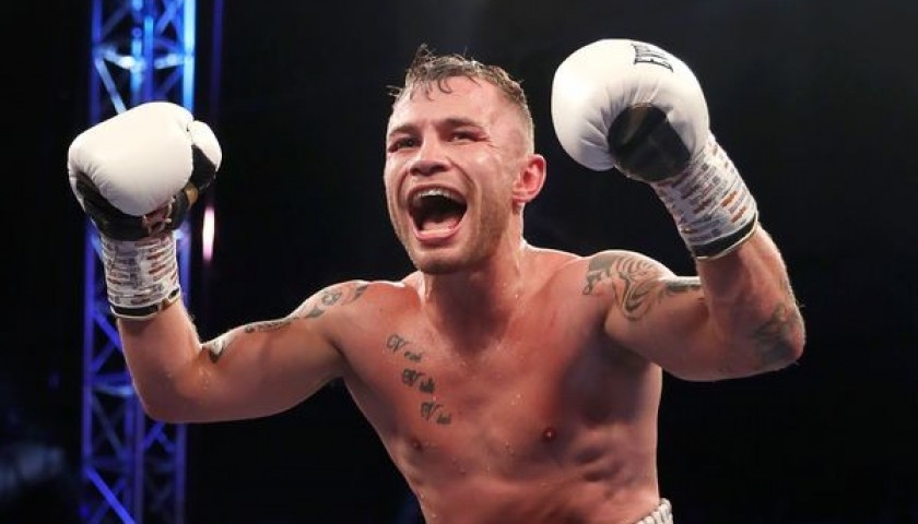 Guantone da boxe autografato da Carl Frampton "The Jackal" 