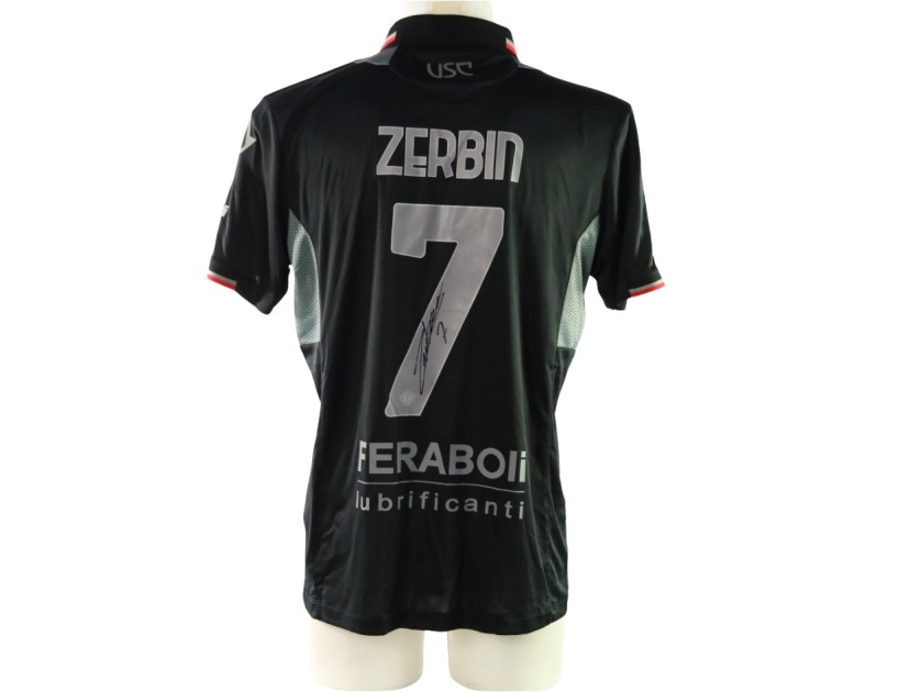 Zerbin's Signed Unwashed Shirt, Lazio vs Cremonese 2025