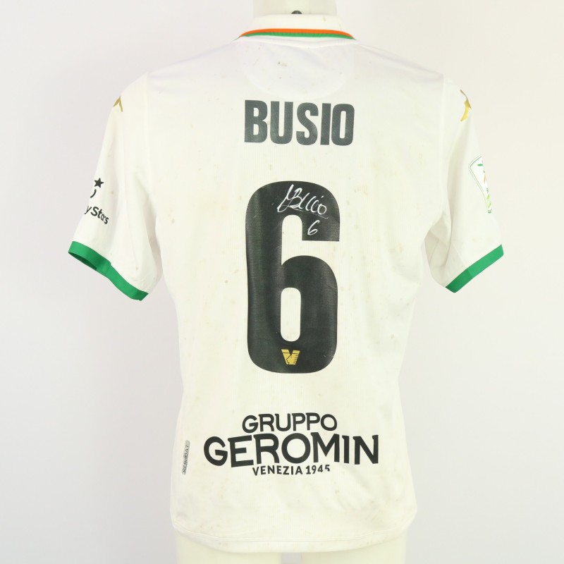 Busio's Unwashed Signed Shirt, Catanzaro vs Venezia 2024