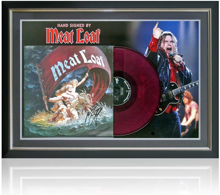 Vinile viola firmato "Dead Ringer" di Meat Loaf