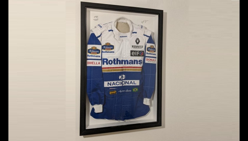 Ayrton Senna Framed Suit