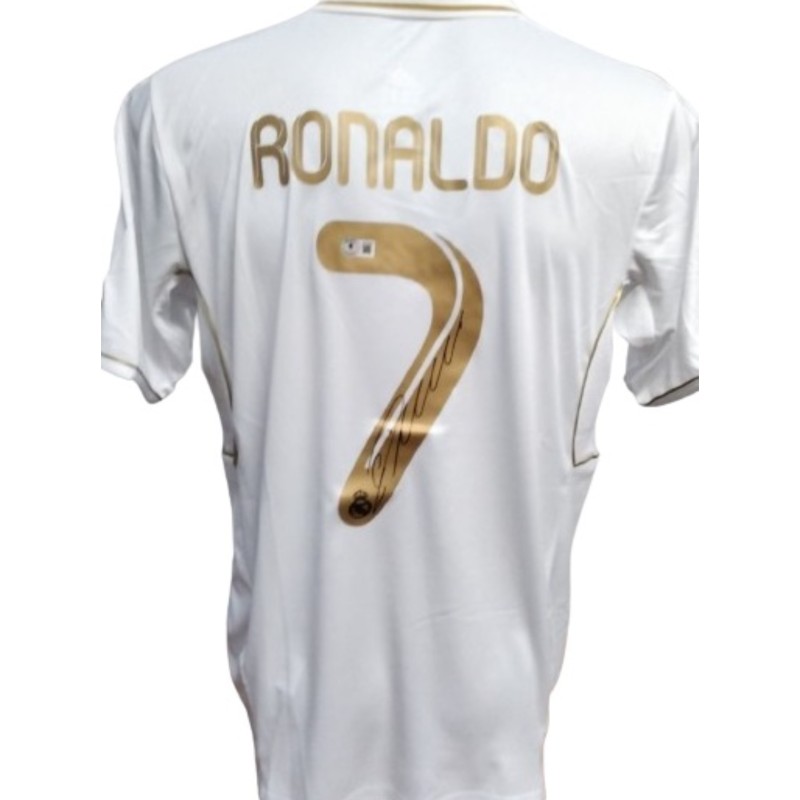 Cristiano Ronaldo Real Madrid Replica Signed Shirt, 2011/12 