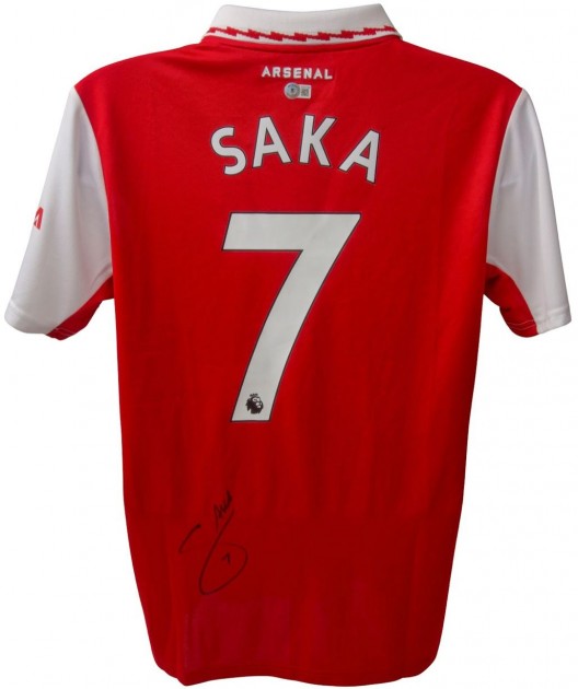 Saka's Arsenal Signed Shirt