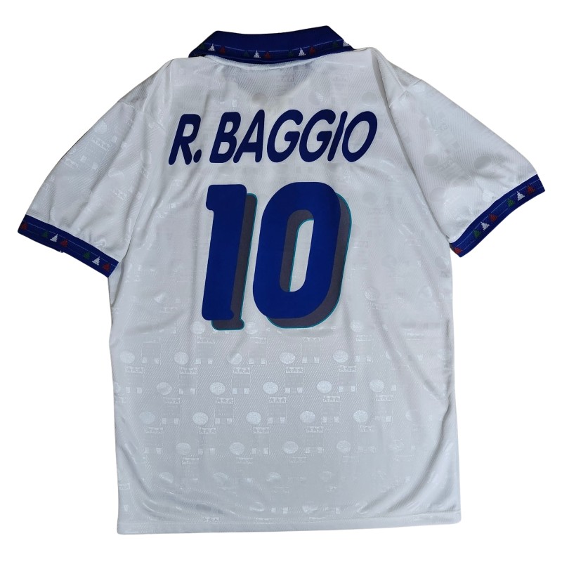 Roberto Baggio's Italy Vintage Away Shirt