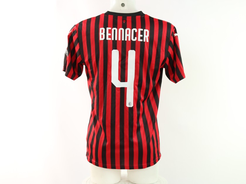 Bennacer's Milan Match-Issued Shirt, 2019/20