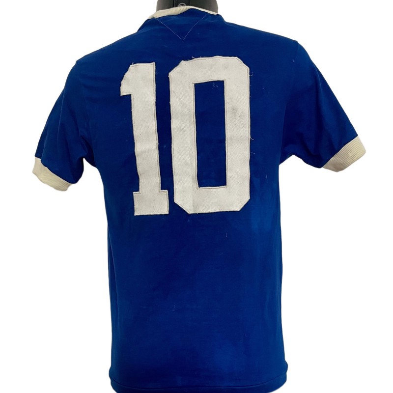 Rivellino's Brazil Match Worn Shirt, 1974