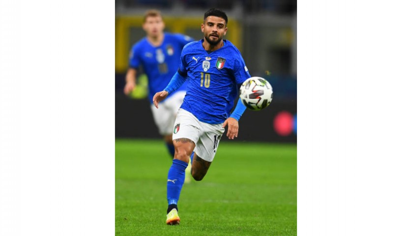 Maglia gara Insigne, Italia-Spagna 2021