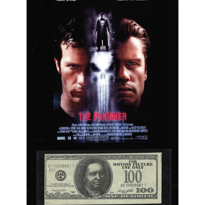 Banconota originale utilizzata nel film The Punisher