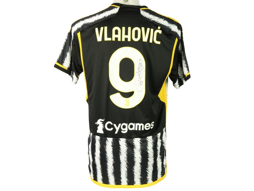Vlahovic Official Juventus Signed Shirt, 2023/24 