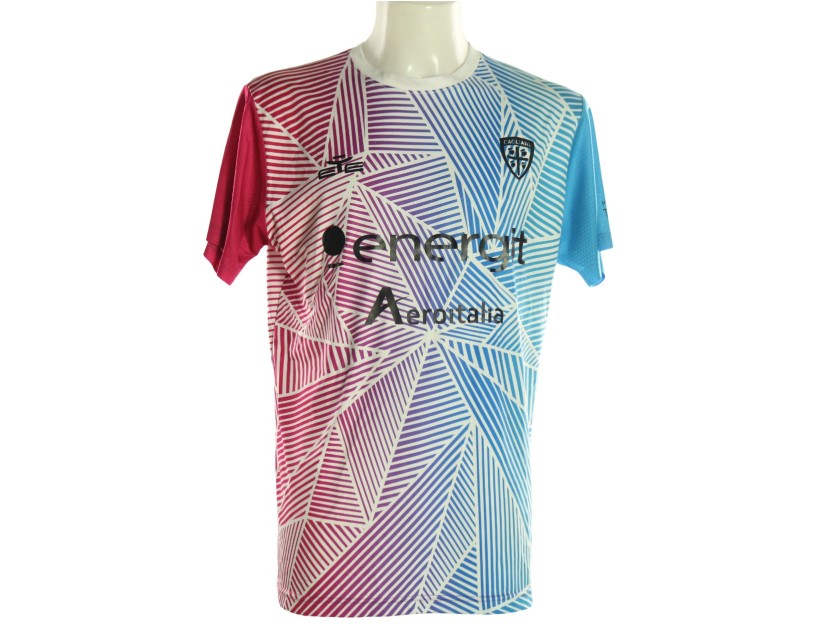 Sherry's Cagliari Signed Pre-Match Unwashed Shirt, 2025/26