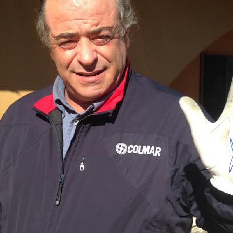 Golf glove worn by Costantino Rocca in European tour golf competition - signed