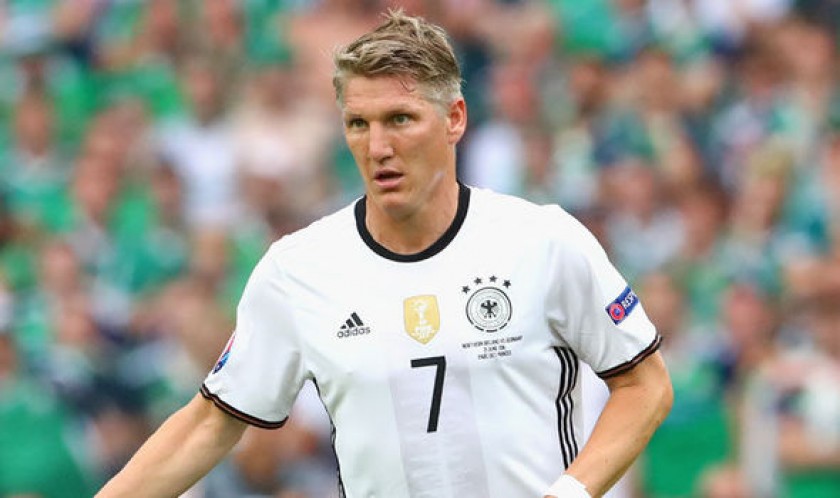 Schweinsteiger's Official Germany Signed Shirt, Euro 2016 