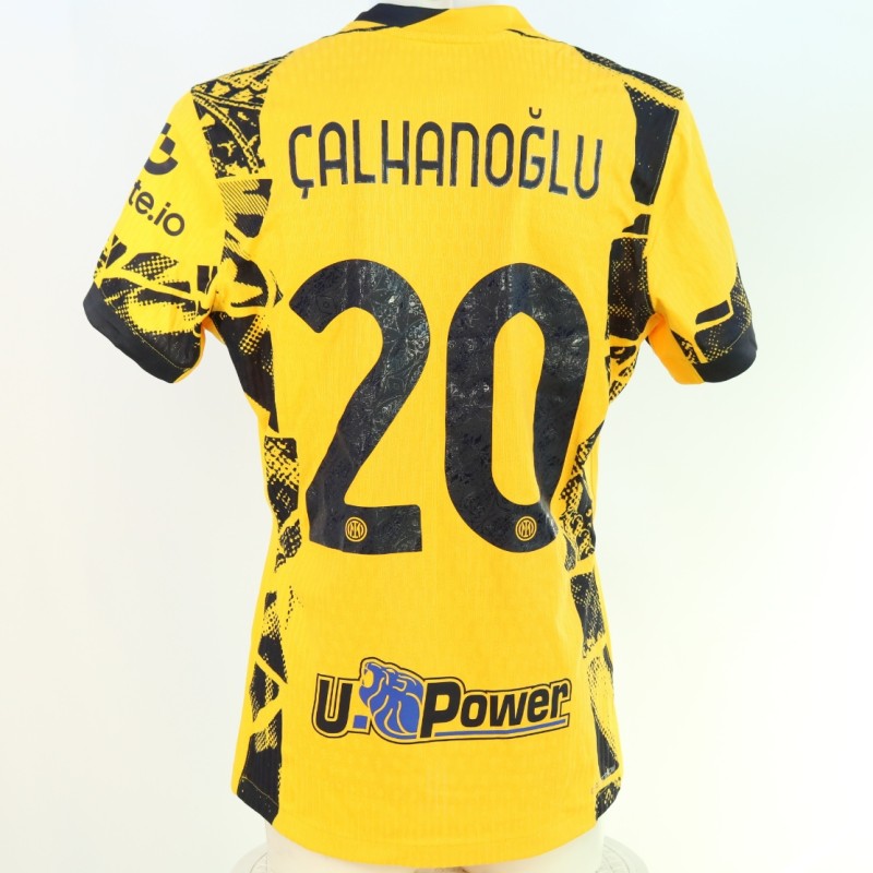 Hakan Çalhanoğlu Inter match shirt 2024/25