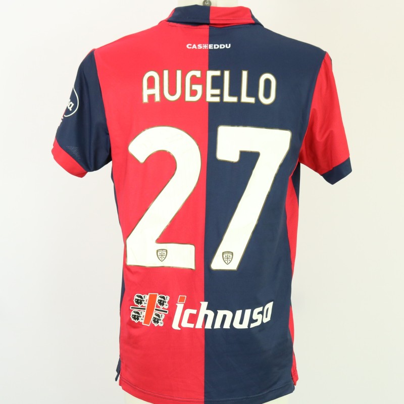 Augello's Unwashed Shirt, Cagliari vs Fiorentina 2024